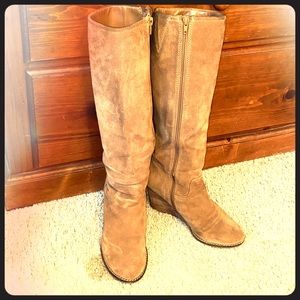 Lucky Brand Suede Knee High Boots